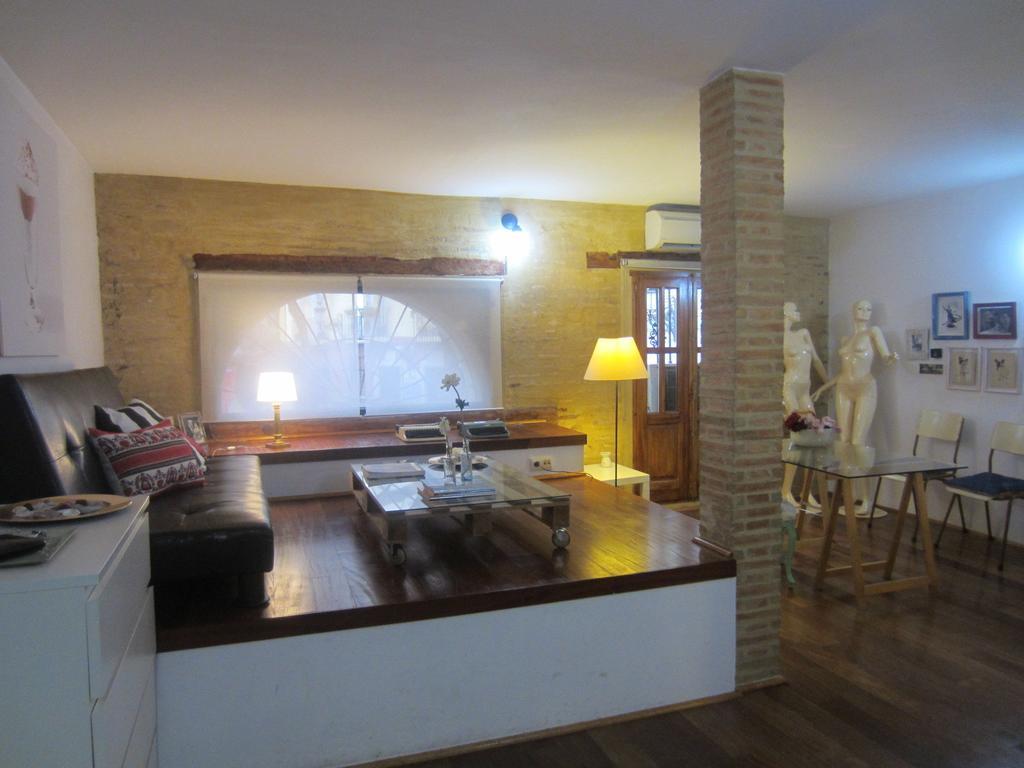 Living Valencia Studio Serranos Valência Quarto foto